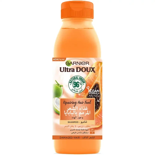 الترا دوكس شامبو غذاء الشعر المرمم بالبابايا للشعر الجاف والتالف 350 مل