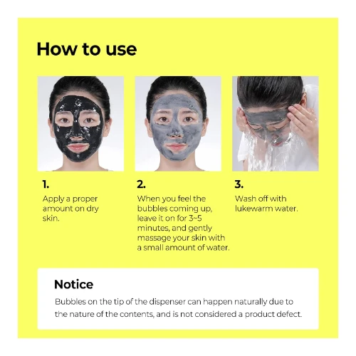 سوم باي قناع فقاعات منظف للمسام بالفحم واحماض الفا بيتا هيدروكسي 120 غرام