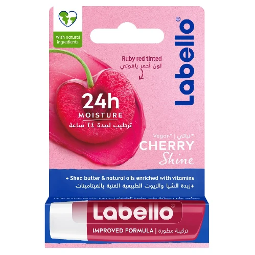 لابيلو مرطب شفاه أحمر ياقوتي ترطيب 24 ساعة رائحة الكرز - 4.8 جم