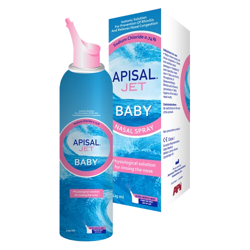 أبيسال جيت بخاخ للأنف للاطفال حديثي الولادة – 125 مل |Apisal Jet baby spray